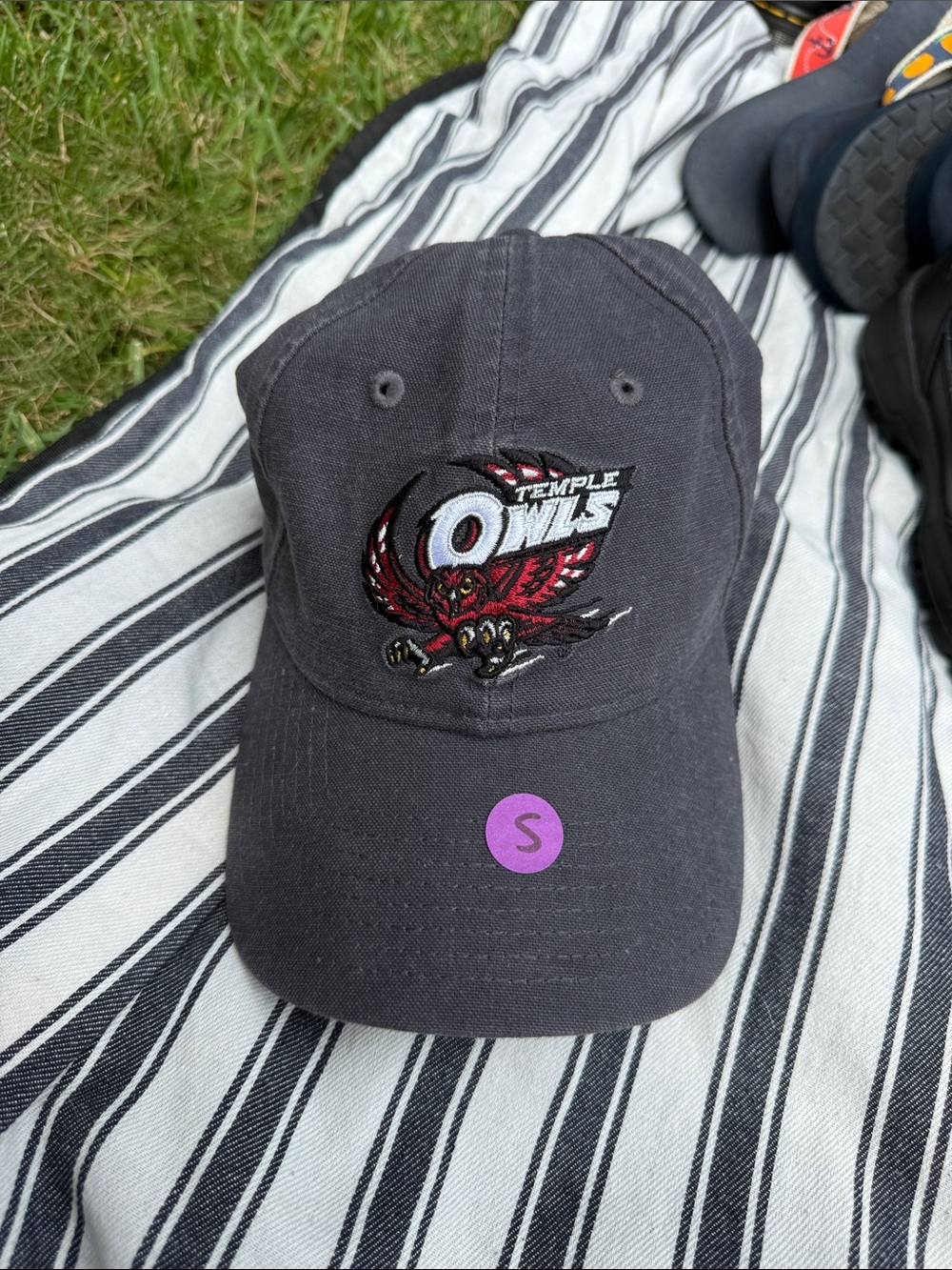 Women’s Temple a university grey baseball hat